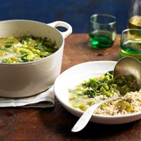 Vegetarian green chili