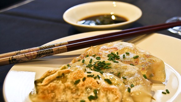 Vegetarian gyoza