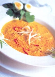 Vegetarian Nonya laksa