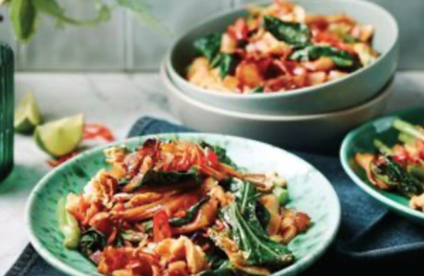 Vegetarian pad see ew