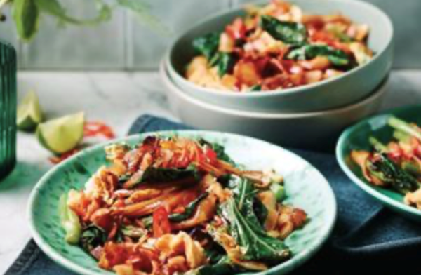 Vegetarian pad see ew