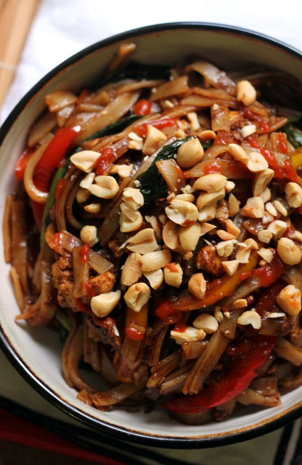 Vegetarian pad Thai
