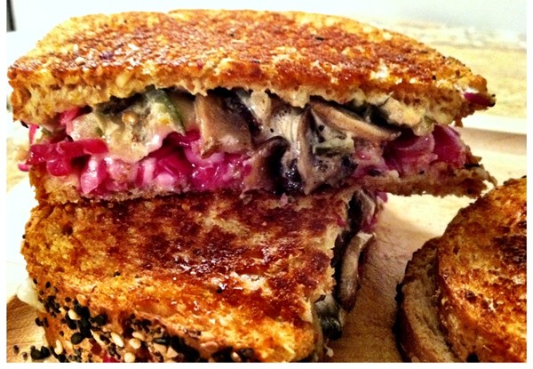 Vegetarian "reuben"
