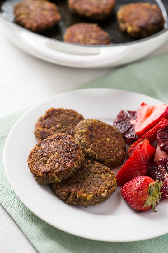 Vegetarian "sausage" patties