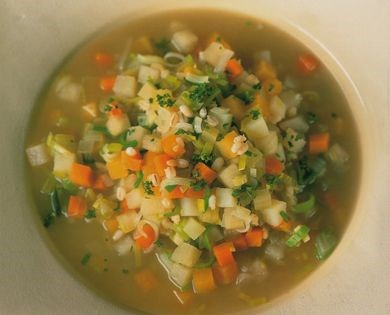Vegetarian Scotch broth