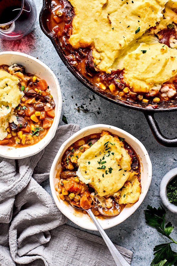 Vegetarian shepherd’s pie