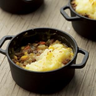 Vegetarian shepherd's pies