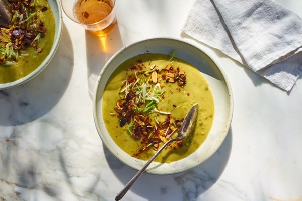 Vegetarian split pea soup