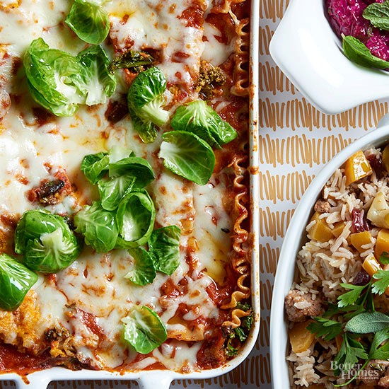 Vegetarian Sprouts And Mushroom Lasagna Recipe Eat Your Books