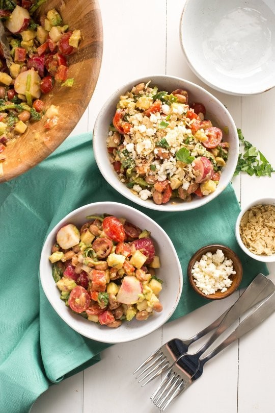 Vegetarian taco salad