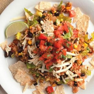Vegetarian taco salad