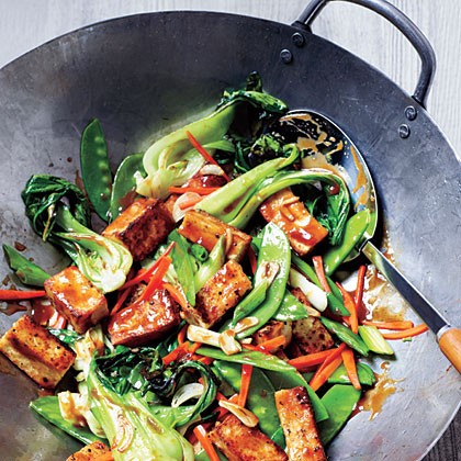 Veggie and tofu stir-fry