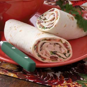 Veggie chicken wraps 