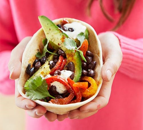 Veggie fajitas
