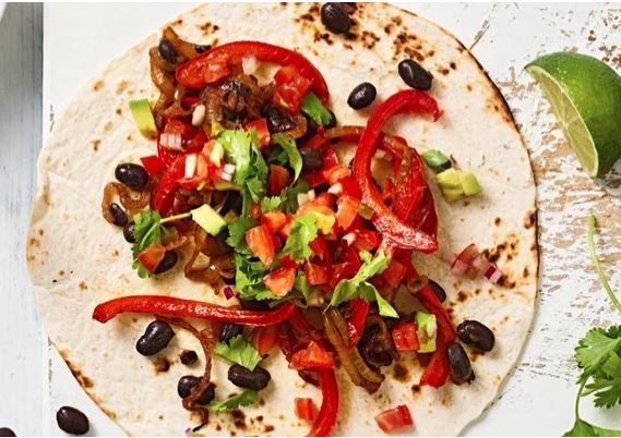Veggie fajitas