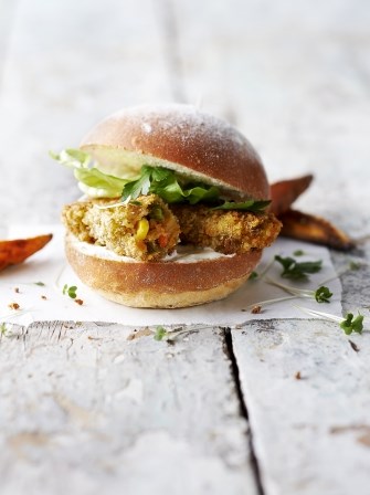 Veggie 'fish finger' sandwiches