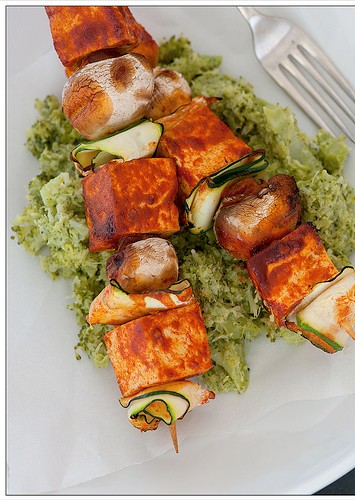 Veggie kebabs