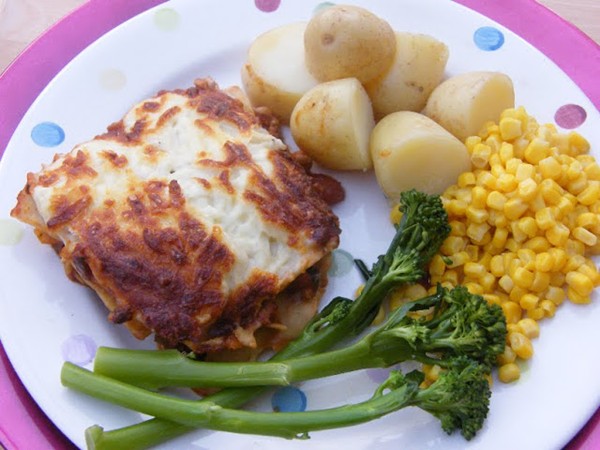 Veggie lasagne for National Vegetarian Week
