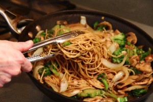 Veggie lo mein