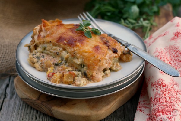 Veggie lovers lasagna