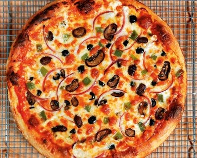 Veggie lover's pan pizza