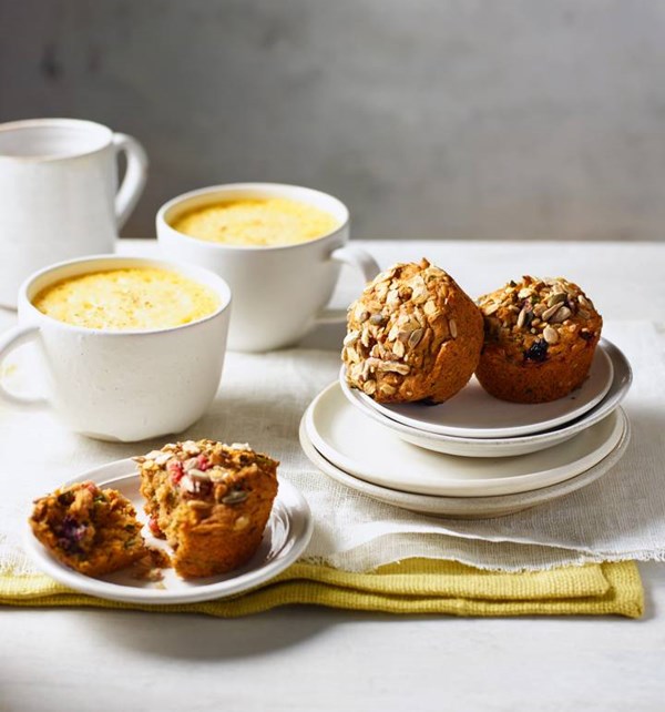 Veggie power breakfast muffins