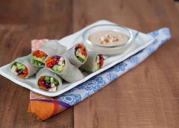 Veggie rice wraps