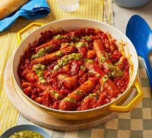 Veggie sausage casserole