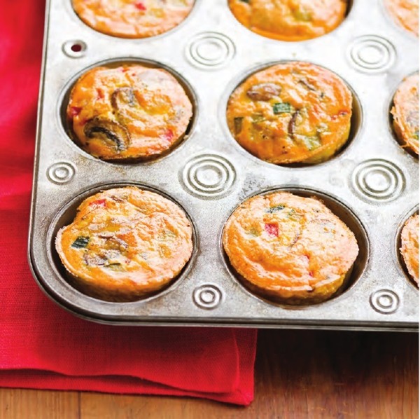 Veggie Sriracha frittata