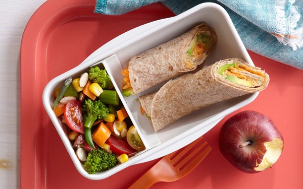 Veggie tortilla roll-ups
