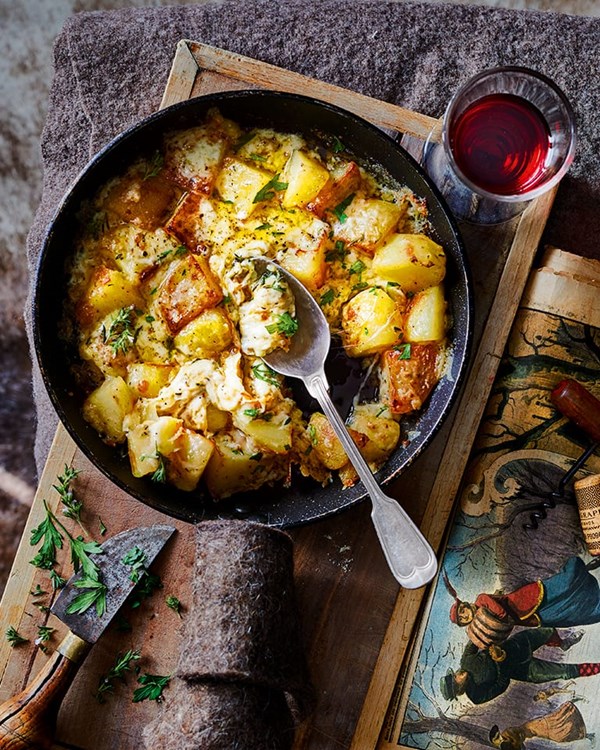 Veggie truffade 