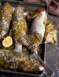 Veiled sea bass with a spicy surprise