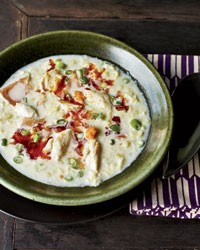 Velvet corn soup with crab and ham