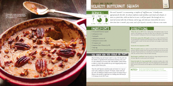 Velvety butternut squash