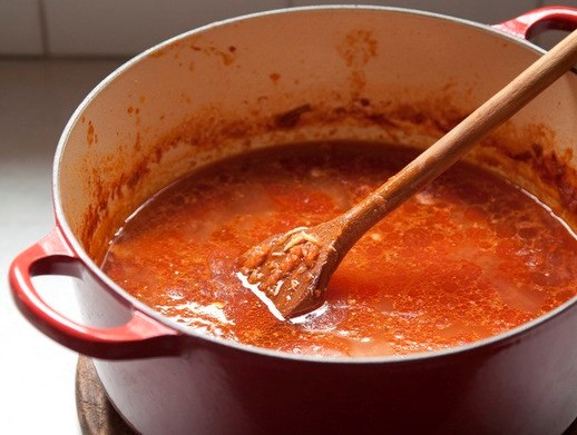 Velvety Menorcan fish soup (Caldereta de pescado) from 'Spain' (Cook the Book)