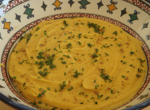 Venetian pumpkin and chestnut purée