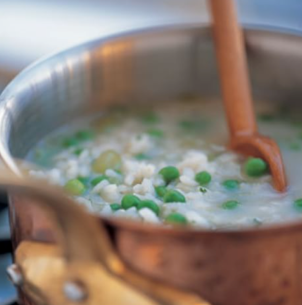 Venetian rice & pea soup