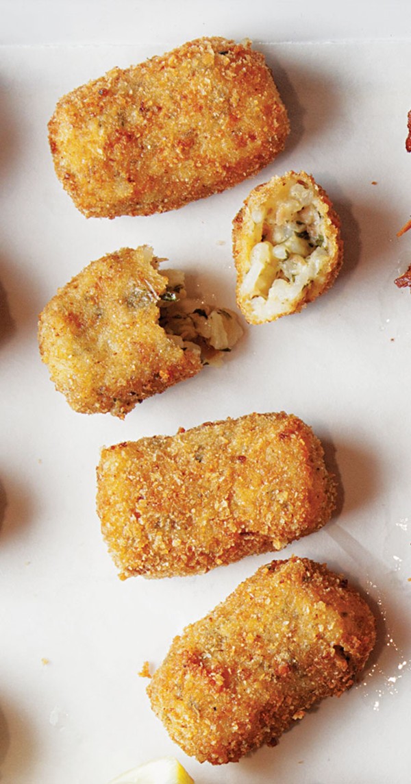 Venetian rice fritters (Arancini Veneziani)