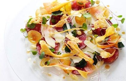 Venison carpaccio