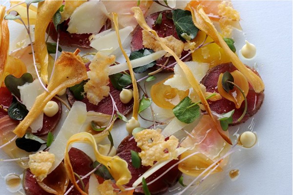 Venison carpaccio [Paul Ainsworth]