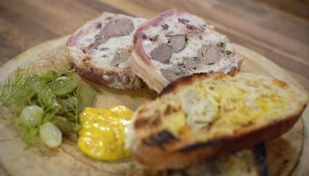 Venison, chicken liver and Armagnac terrine