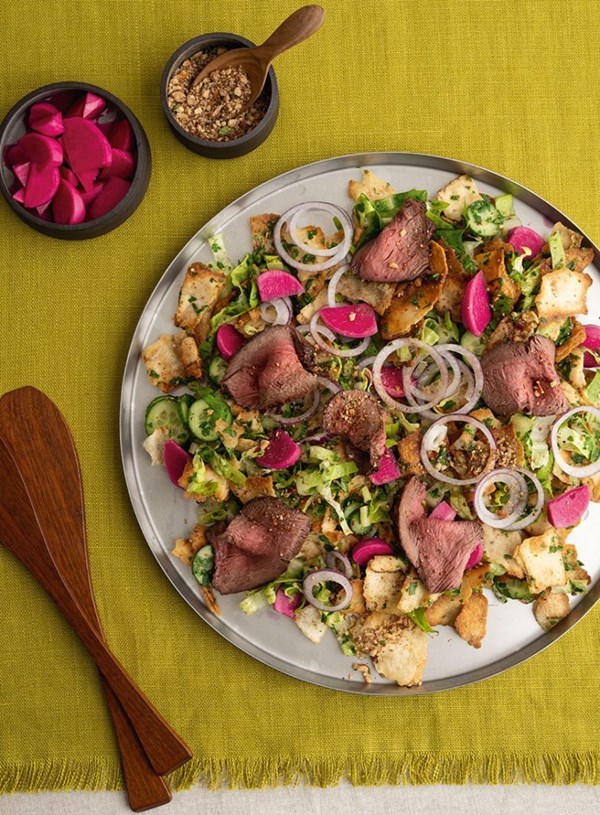 Venison fattoush