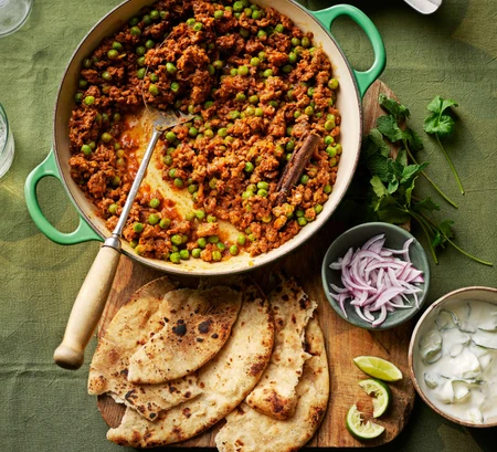 Venison keema-style curry
