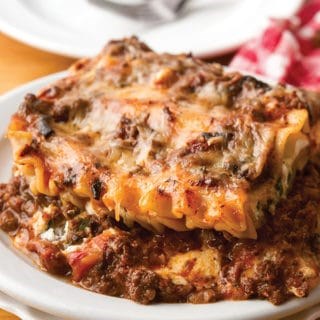 Venison lasagna