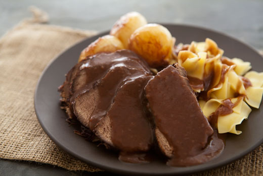 Venison sauerbraten