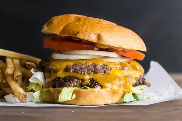 Venison smashburger from MeatEater