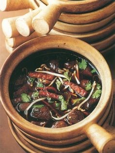 Venison, tamarind and tempe hot pot