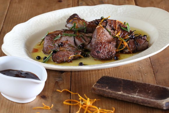 Venison with Cumberland sauce