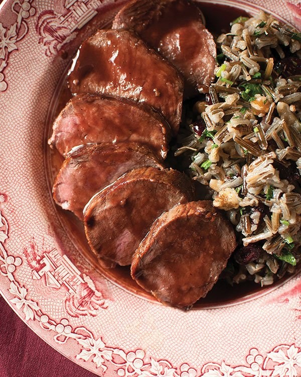 Venison with Cumberland sauce