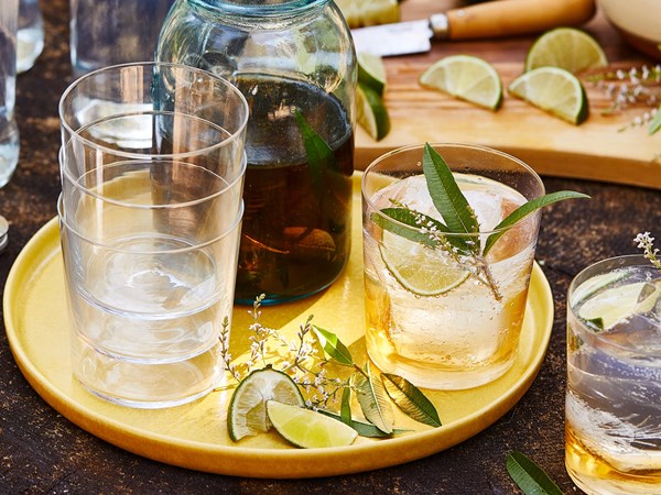 Verbena-infused tequila and tonic